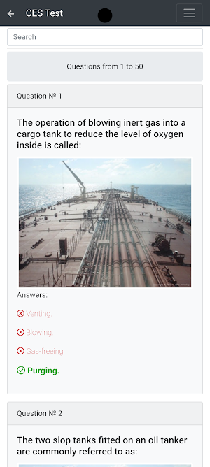 Oil tankers CHaS Support CES Screenshot 1