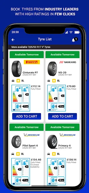 Westgate Tyres Screenshot 2