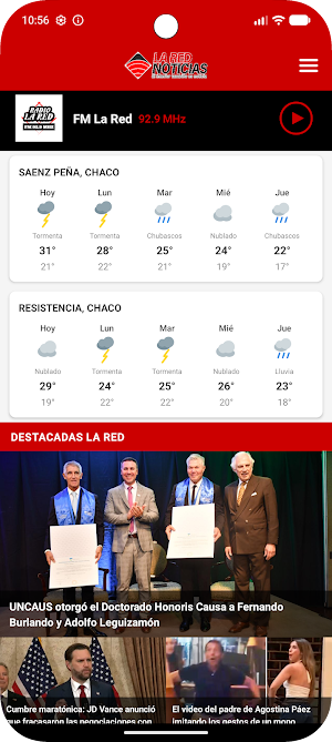 FM LA RED 92.9 - Sáenz Peña Screenshot 1