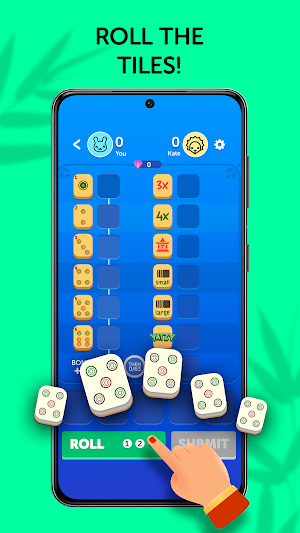 Mahjong Dice Competition Screenshot 0