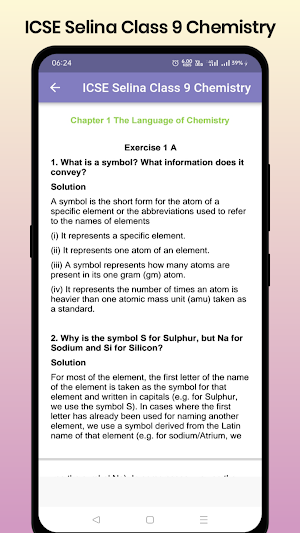 ICSE Selina Class 9 Chemistry Screenshot 1