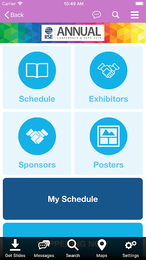 IISE Annual Screenshot 3