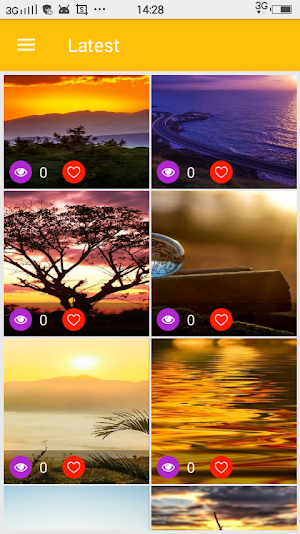 Wallpaper Sunset Screenshot 1