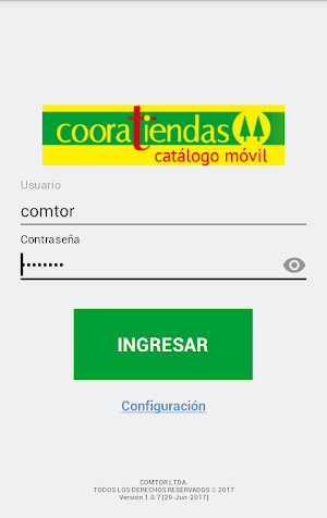 Cooratiendas - Catálogo Móvil Screenshot 0