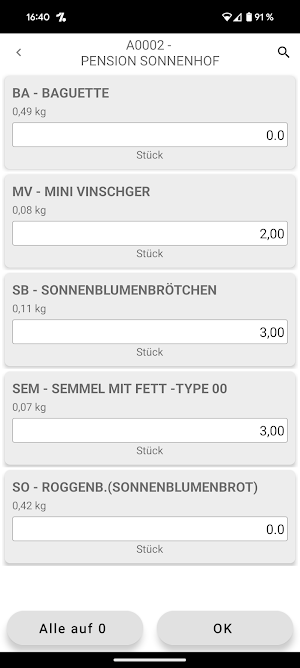 Bäckerei Gatterer Screenshot 3