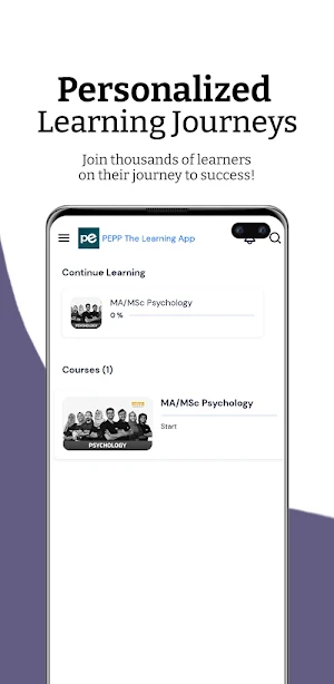 PEPP The Learning App Screenshot 2