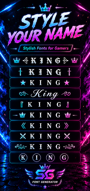 SG Font Generator: Game Style Screenshot 0