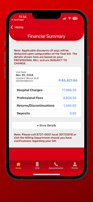 CSMC Care Connect Screenshot 3