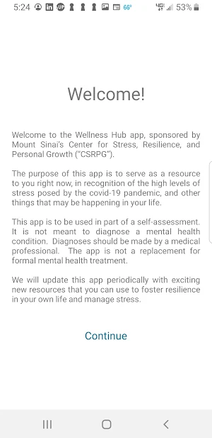 Wellness Hub Screenshot 1