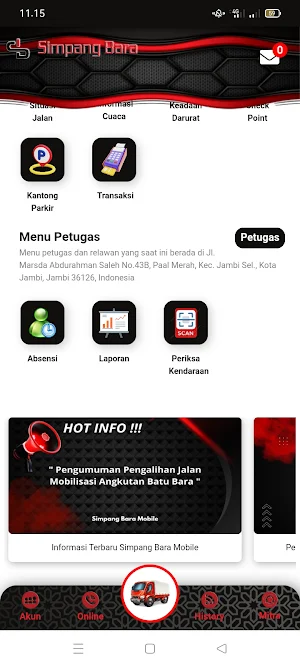 Simpang Bara Mobile Screenshot 2