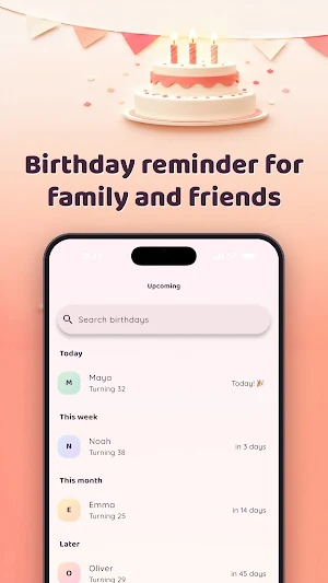 Birthday Countdown, Age & Days Screenshot 0