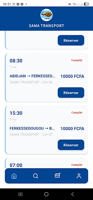 Sama Ticket Screenshot 0