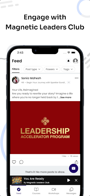 Magnetic Leaders Club Screenshot 1