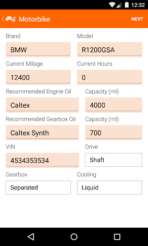 Motorbike Service Screenshot 1