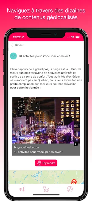 Noël Québec : Le GéoGuide Noël Screenshot 1