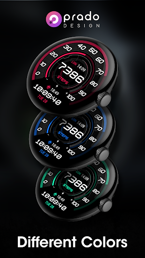PRADO X141 Digital Watch Face Screenshot 3