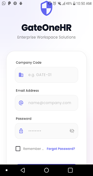 GateOneHR Screenshot 1