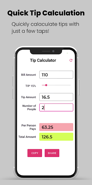 Tip Calculator Screenshot 0