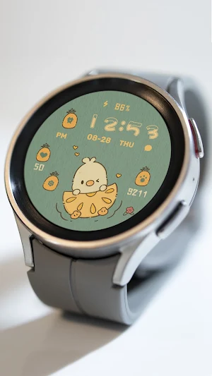 Pineapple Duck ZKin Watch Screenshot 3