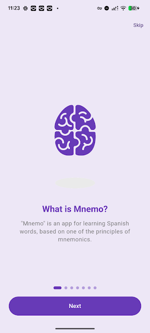 Mnemo: Spanish by Sound Screenshot 0
