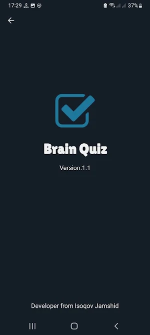 Brain Quiz Screenshot 0