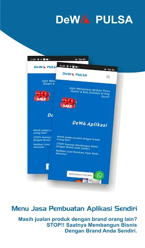 DeWA PULSA : Aplikasi De PULSA Screenshot 3