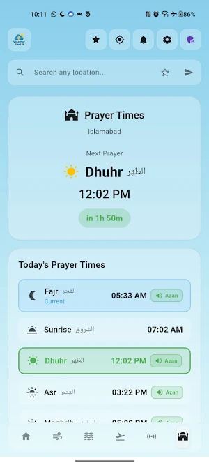 Weather & Prayer Alert Screenshot 3