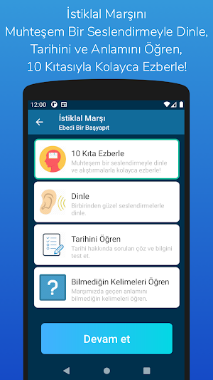 İstiklal Marşı Ezberle Dinle Öğren Dua Şiir Screenshot 1