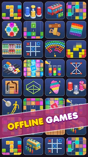 Mini Offline Games: No WiFi Screenshot 1