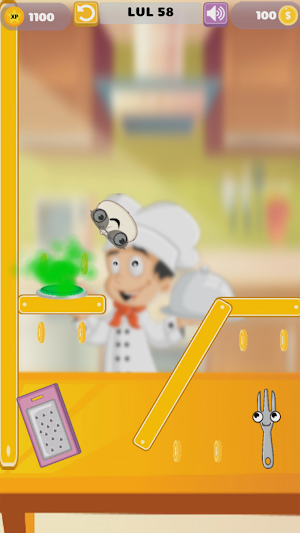 Catch a Sausage Physic puzzle Screenshot 1
