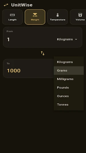 UnitWise Screenshot 2