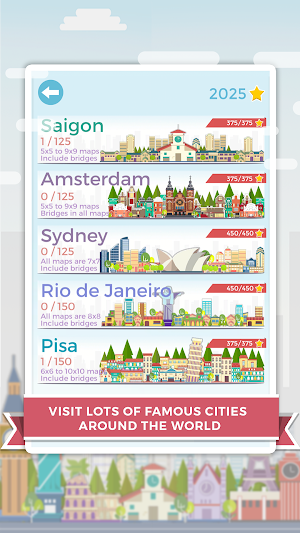 City Lines Puzzle Screenshot 2