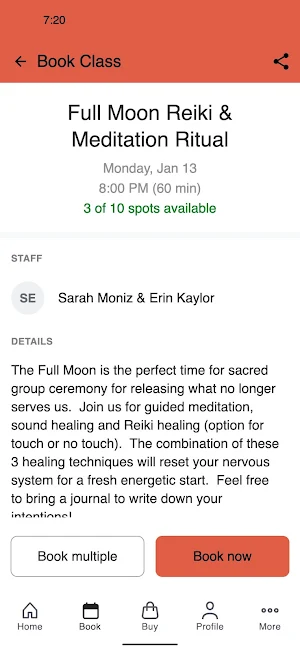 Solshine Yoga Studio Screenshot 2