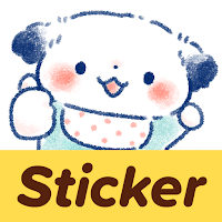 Korean Stickers Fluffy Angel