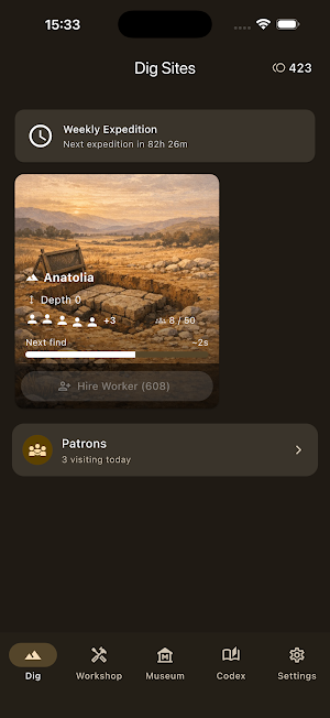 Idle Archaeologist Screenshot 1
