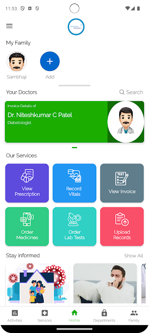 Hospital for Diabetes & Fever Screenshot 0