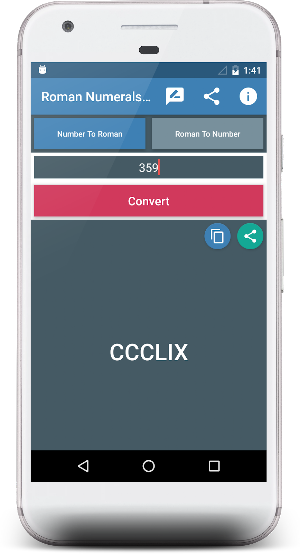 Number To Roman Converter Screenshot 0
