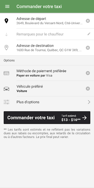 Taxi Coop Ste-Foy Screenshot 1
