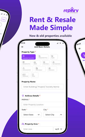 Reparv-Sell , Rent & Buy Home Screenshot 3