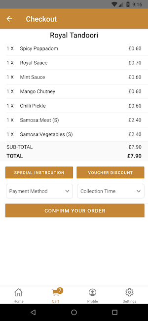 Royal Tandoori Screenshot 3