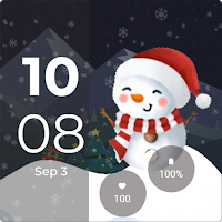 Snowman Animation Watch Face