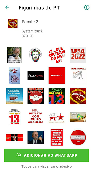 Figurinhas do PT Screenshot 1