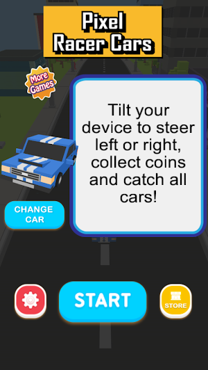 Pixel Racer Cars 3D Screenshot 2