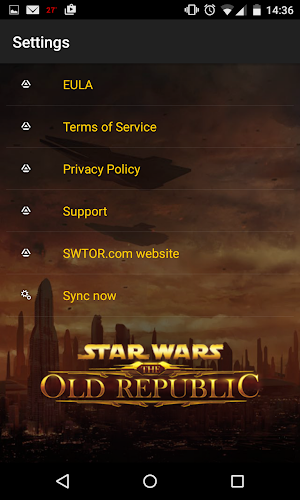The Old Republic™ Security Key Screenshot 2