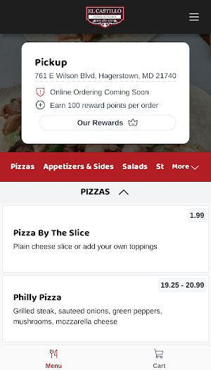 Castello's Pizzeria & Tex Mex Screenshot 1