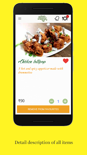 Food Singh - Delivering happin Screenshot 3