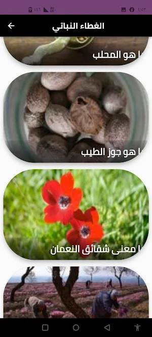الغطاء النباتي Screenshot 1