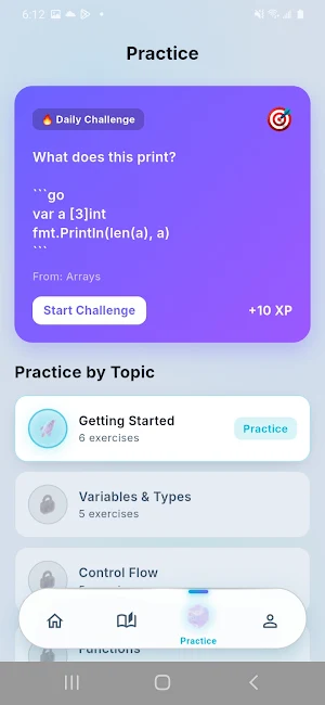 Learn Golang Go Tutorial Screenshot 2