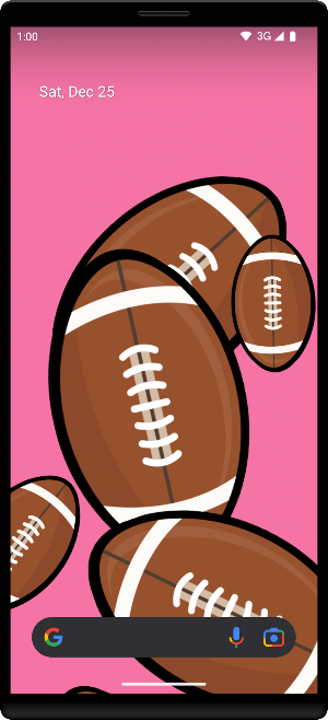 Footballs Live Wallpaper Screenshot 3