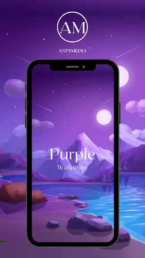 Aesthetic Purple Wallpaper Screenshot 0